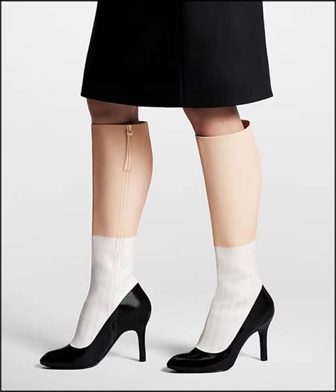 lv fake leg boots